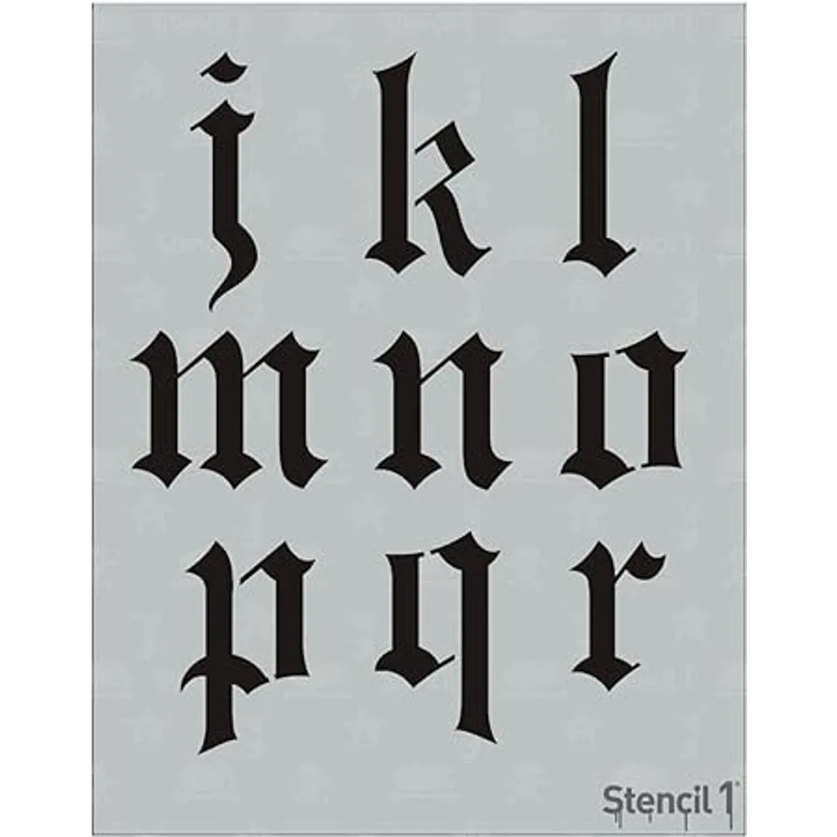 Alfabeto y números inglés antiguo de 3 pulgadas alfabeto_6