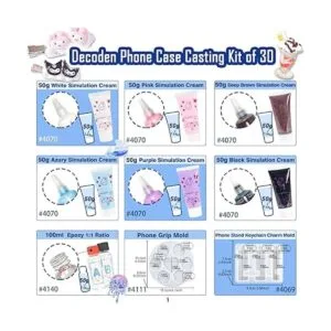 FUNSHOWCASE Decoden Juego de 36 fundas para teléfono de_2