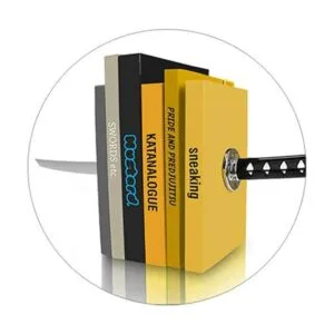 ZWCIBN Sujetalibros decorativos de metal moderno_7