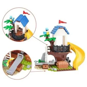 Finebely Juego de construcción de barcos piratas 3en 1 con_3