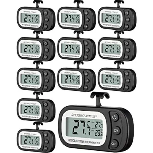 Paquete de 12 termómetros digitales para refrigerador_1