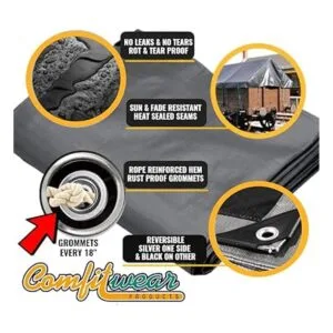 COMFITWEAR Cubierta de lona súper resistente con ojales_2