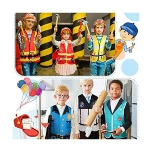 20 piezas de chaleco de vestir para niños disfraz de_4