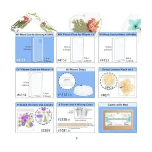 FUNSHOWCASE Decoden Juego de 36 fundas para teléfono de_3