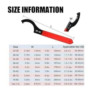 AutoWanderer Tool Juego de 9 llaves de llave helicoidal_4