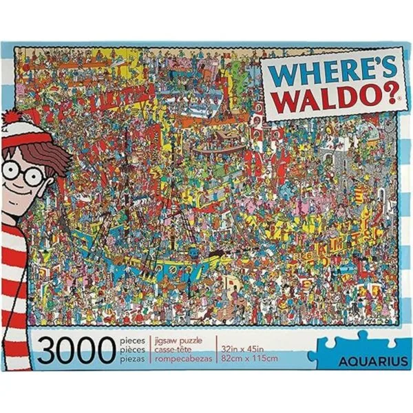 Aquarius Wheres Waldo rompecabezas de 3000 piezas_1