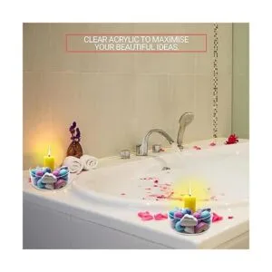 Ilouera Estante de exhibición de acrílico transparente_4