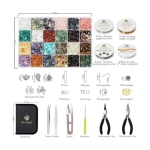 Kit de fabricación de joyas para bricolaje Cuentas de_4