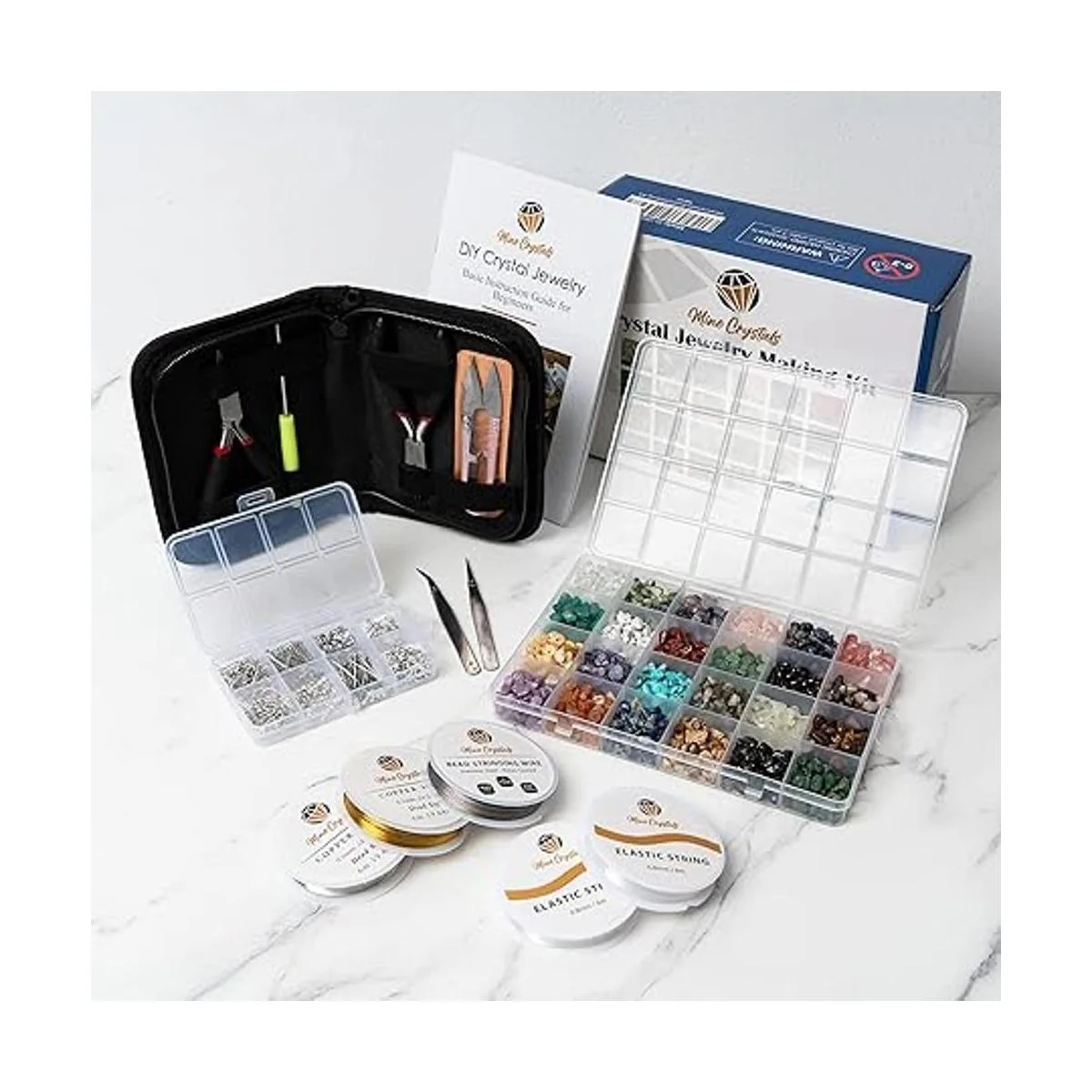 Kit de fabricación de joyas para bricolaje Cuentas de_2