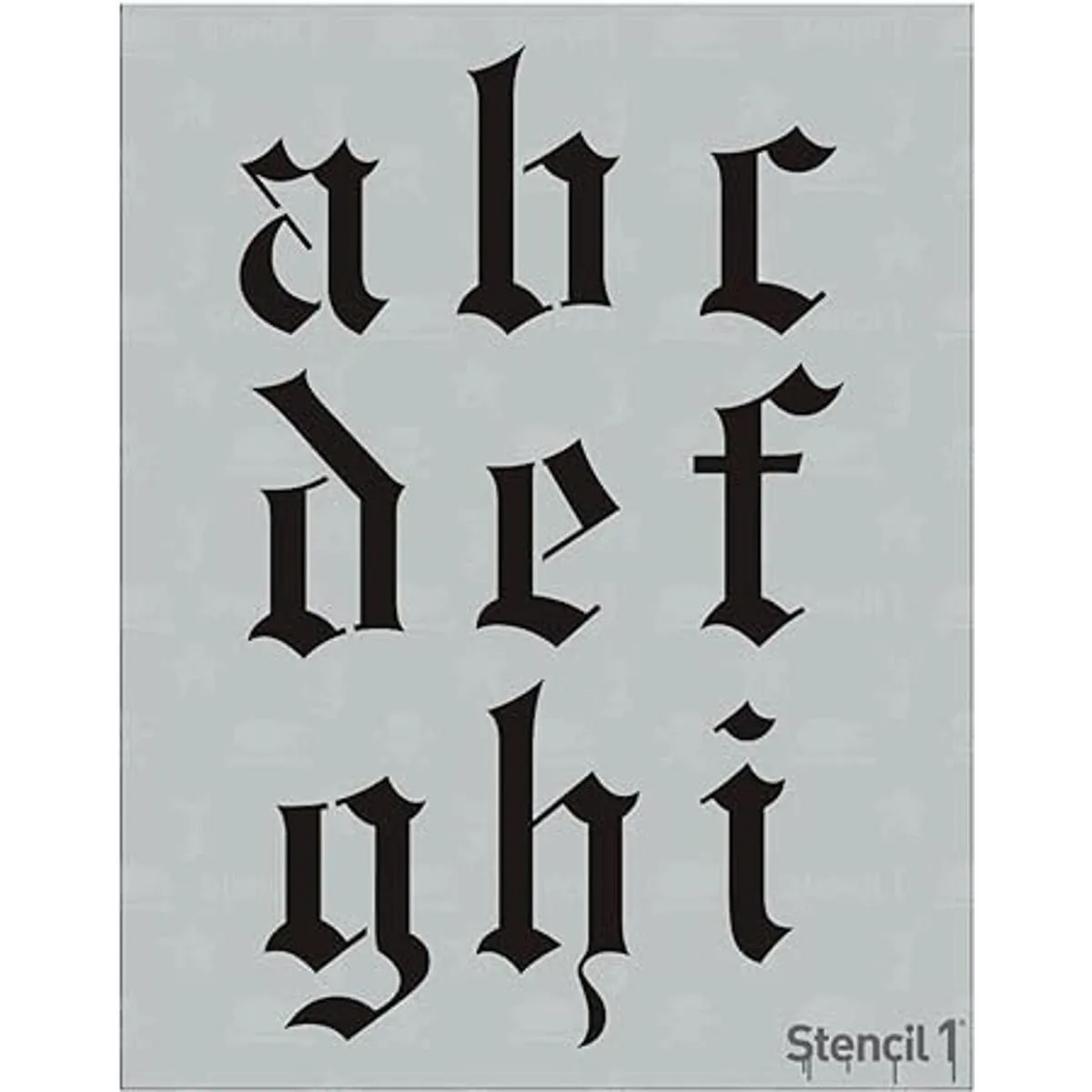 Alfabeto y números inglés antiguo de 3 pulgadas alfabeto_5