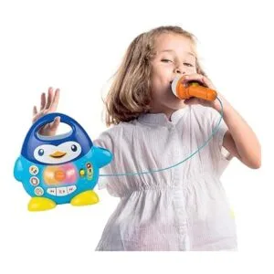 Penguin Karaoke Buddy juguete con micrófono reproductor_4
