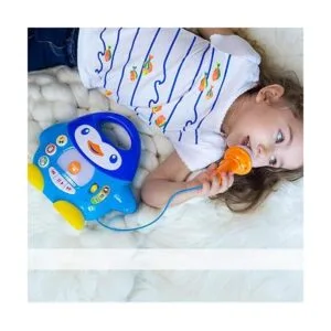 Penguin Karaoke Buddy juguete con micrófono reproductor_5