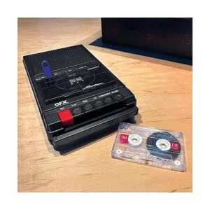 QFX RETRO39 Grabadora de cinta para zapatos Cubierta de_6