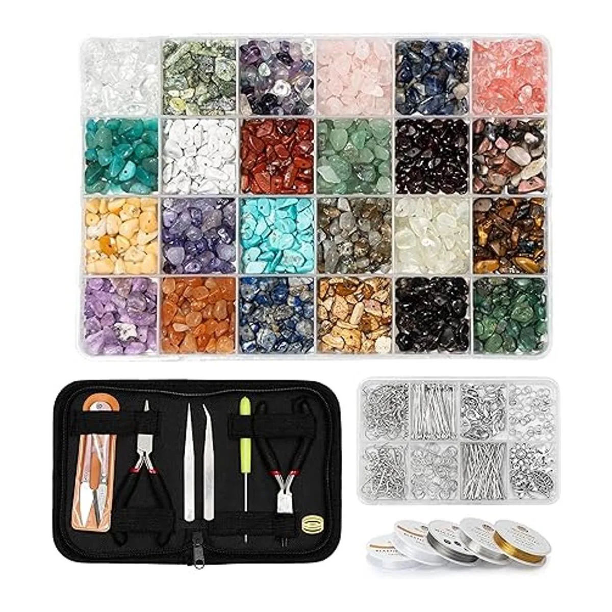 Kit de fabricación de joyas para bricolaje Cuentas de_3