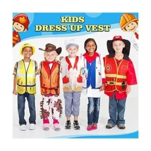 20 piezas de chaleco de vestir para niños disfraz de_6