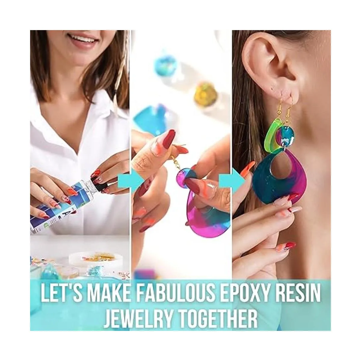 MODDA Kit de resina epoxi con curso de video incluye_4