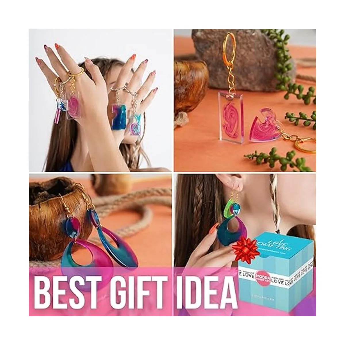 MODDA Kit de resina epoxi con curso de video incluye_3