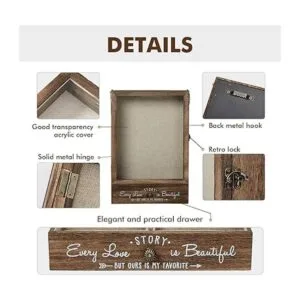 AW BRIDAL Marcos de fotos grandes de 11 x 16 pulgadas_5