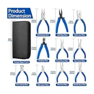 Shynek Juego de 10 alicates profesionales para hacer_2