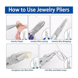 Shynek Juego de 10 alicates profesionales para hacer_5