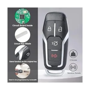 Keymall Mando a distancia de entrada sin llave para Ford_5