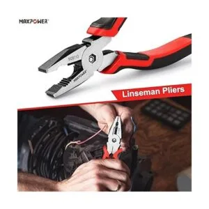 MAXPOWER Juego de 4 alicates Lineman de 8 pulgadas_4