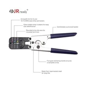 JRready ACTAD10 Engarzadora de alambre para conectores_5