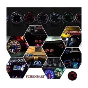 Medidor de presión de aceite de 7 colores 0140 PSI_2