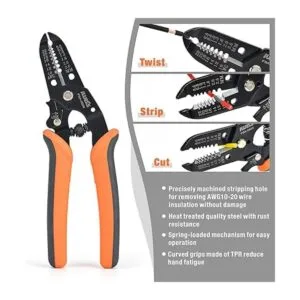 Kit de herramientas de crimpado IWISSS con limpiador y_6