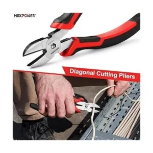 MAXPOWER Juego de 4 alicates Lineman de 8 pulgadas_5