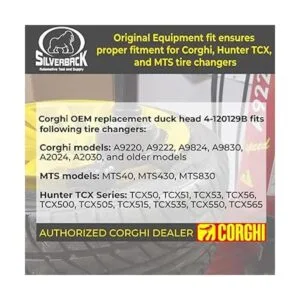 Corghi Cabeza de pato de plástico negro estilo ala. Número_6