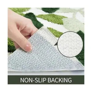 Gibelle Green Juego de 2 alfombras de baño_6