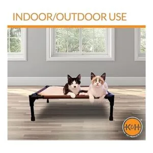 KH Pet Products cómoda cuna elevada para mascotas cama_5