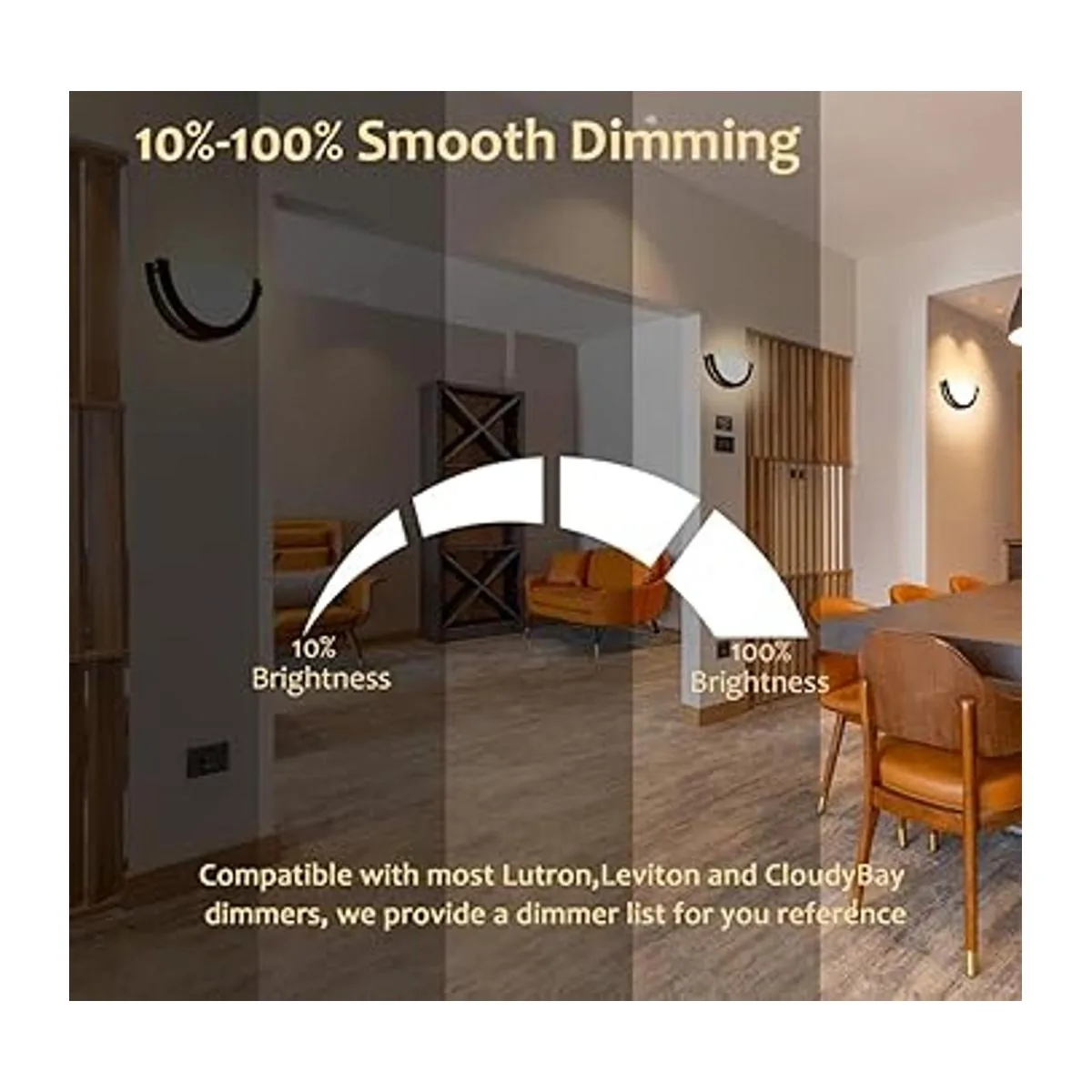 CLOUDY BAY Lámpara de pared de 12 pulgadas CRI9015W_3