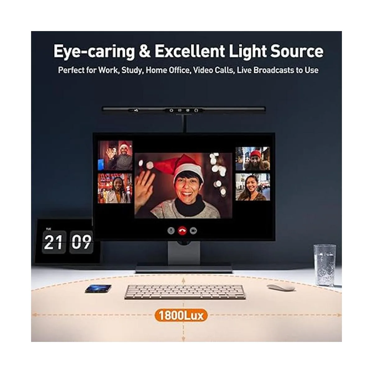 AmazLit Lámpara de escritorio LED lámpara de oficina de_2