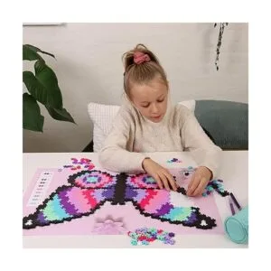 PLUS PLUS Rompecabezas por número 800 piezas mariposa_3