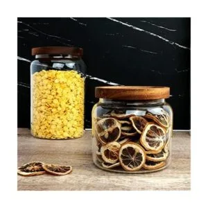 Datttcc Glass JarsSet of 4 Glass Food Storage Containers_6