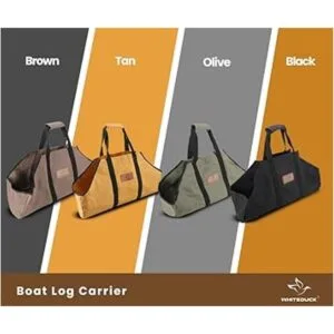 WHITEDUCK TUFF Soporte grande para leña de 21 onzas lona_6