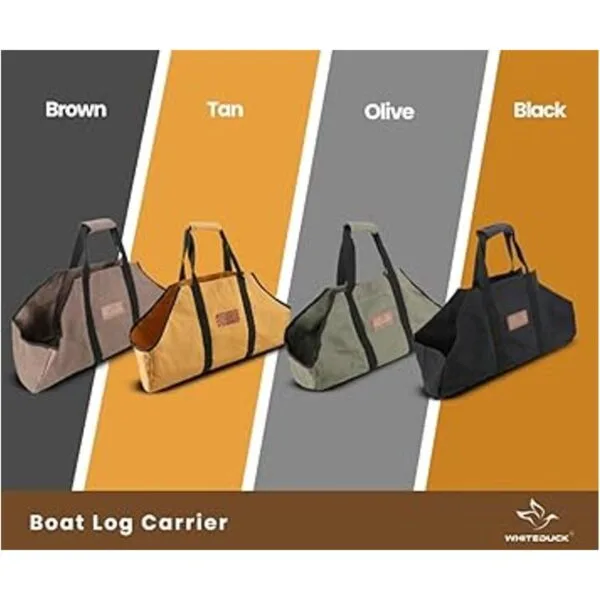 WHITEDUCK TUFF Soporte grande para leña de 21 onzas lona_6