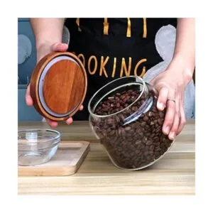 Datttcc Glass JarsSet of 4 Glass Food Storage Containers_7