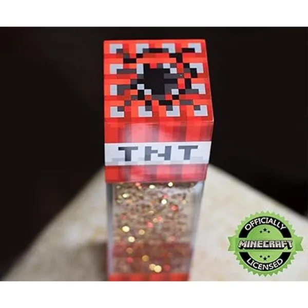 Minecraft TNT Lámpara de movimiento con purpurina LED 12_4