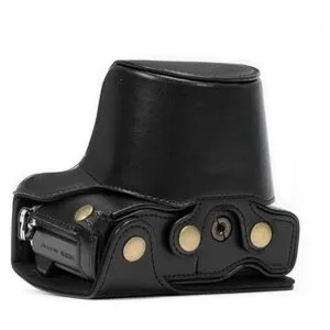 MegaGear Ever Ready Funda de piel para cámara Olympus OMD_2