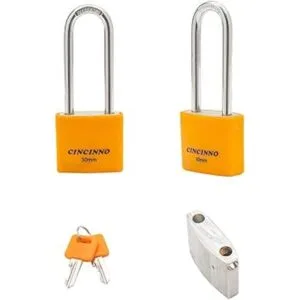 CINCINNO Paquete de 12 candados de aluminio cubiertos con_2