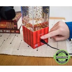 Minecraft TNT Lámpara de movimiento con purpurina LED 12_5