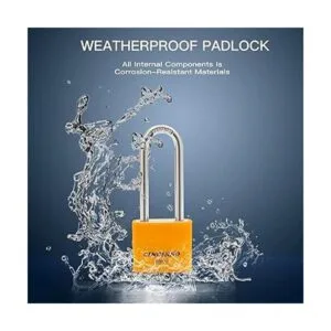 CINCINNO Paquete de 12 candados de aluminio cubiertos con_5