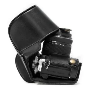 MegaGear Ever Ready Funda de piel para cámara Olympus OMD_3