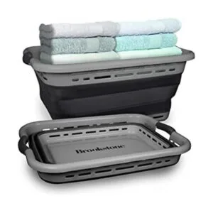 BROOKSTONE 1 unidad 11 galones cesta plegable de gran_1
