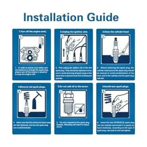 HiVehicle Bujías de iridio V7426 Reemplazo de 97390_7