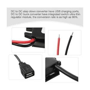 Convertidor CC de 12 V a 5 V Módulo Buck Adaptador de_2