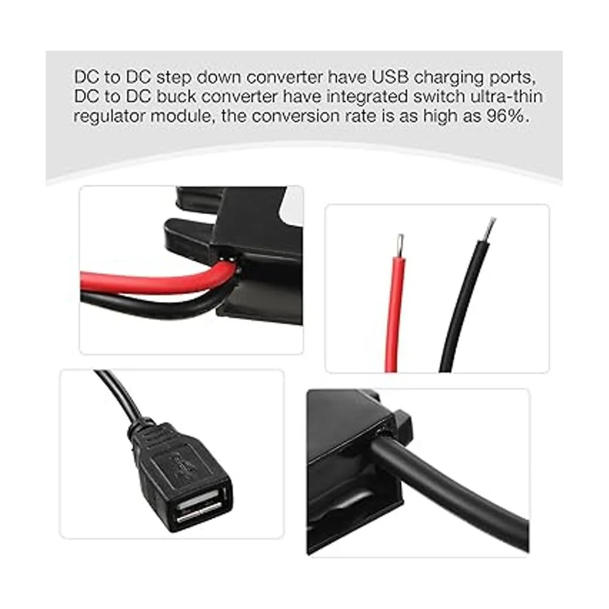 Convertidor CC de 12 V a 5 V Módulo Buck Adaptador de_2